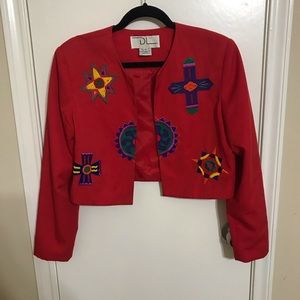 DEBORAH LAWS VINTAGE BLAZER